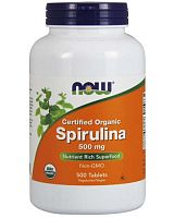 Spirulina 500 mg 500 табл (NOW)