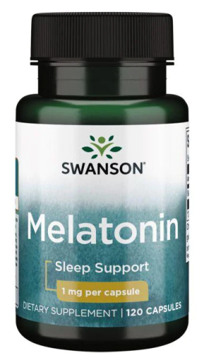 Melatonin (Мелатонин) 1 мг 120 капсул (Swanson)