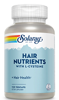 Hair Nutrients (Питательные вещества для волос) 120 вег капсул (Solaray)