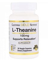 L-Theanine 100 mg 60 капс (California Gold Nutrition)