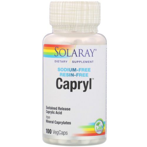 Capryl (Каприловая кислота) 100 капсул (Solaray)