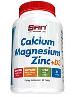 Calcium Magnesium Zinc + Vit D3 90 табл (SAN)