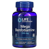 Mega-Benfotiamine Мега-бенфотиамин 250 мг 120 капсул (Life Extension)