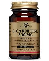 L-Carnitine 500 mg Tabl 30 табл (Solgar)