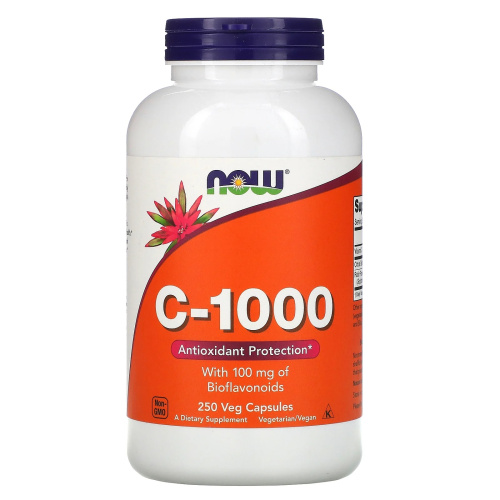 Vitamin C-1000 with 100 мг Bioflavonoids 250 капсул (NOW )