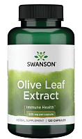 Olive Leaf Extract (Экстракт листьев оливы) 500 мг 120 капсул (Swanson)