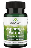 Asparagus Extract (Экстракт спаржи) 60 вег капсул (Swanson)