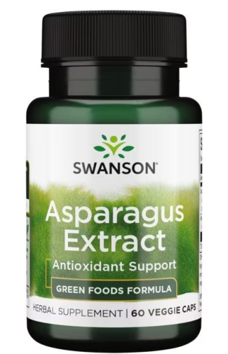 Asparagus Extract (Экстракт спаржи) 60 вег капсул (Swanson)