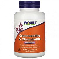 Glucosamine Chondroitin (глюкозамин и хондроитин) 120 вег капсул (NOW)