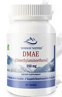 DMAE 250 мг 90 таблеток (Norway Nature)