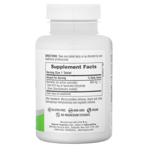Pro Quercetin (Квертецин) 500 мг 60 таблеток (NaturesPlus) фото 2