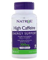 High Caffeine Extra Strength 200 мг 100 табл (Natrol)