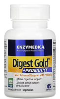 Digest Gold + Probiotics (ферменты с пробиотиками) 45 капсул (Enzymedica)