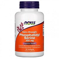 Extra Strength Phosphatidyl Serine (фосфатидилсерин) 300 мг 50 гелевых капсул (NOW)