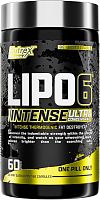 Lipo-6 Black INTENSE (fat loss support) Ultra Concentrate 60 капсул (Nutrex)