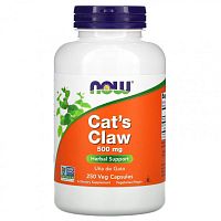 Cat`s Claw ( кошачий коготь) 500 мг 250 вег капсул (NOW)