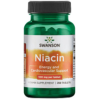Niacin (Ниацин витамин В-3) 100 мг 250 таблеток (Swanson)