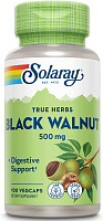 Black Walnut (Скорлупа Черного ореха) 500 мг 100 капсул (Solaray)