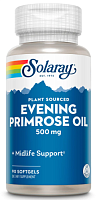 Evening Primrose Oil 500 mg (Масло примулы вечерней) 500 мг 90 капсул (Solaray) срок годности 07/2024