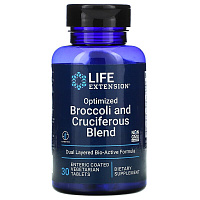 Optimized Broccoli and Cruciferous Blend 30 кишечнорастворимых таблеток (Life Extension)