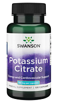 Potassium Citrate (Цитрат Калия) 99 мг 120 капсул (Swanson)