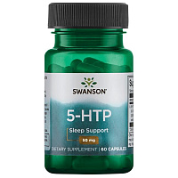 5-HTP (5-гидрокситриптофан) 50 мг 60 капсул (Swanson)