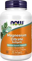 Magnesium Citrate (Цитрат Магния) 90 гелевых капсул (NOW)