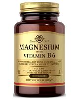 Magnesium with Vitamin B6 Tabl 100 табл (Solgar)