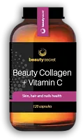 Beauty Collagen + Vitamin C (Коллаген + Витамин С) 120 капсул (Beauty Secret)