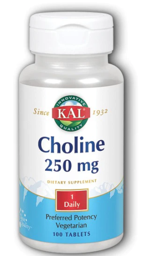 Choline (Холин) 250 мг 100 таблеток (KAL)