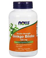 Ginkgo Biloba 120 мг 200 капс (NOW)