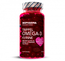Trippel Omega-3 Kvinne 120 капс (Biopharma)