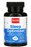 Sleep Optimizer (Оптимизатор сна) 60 растительных капсул (Jarrow Formulas)