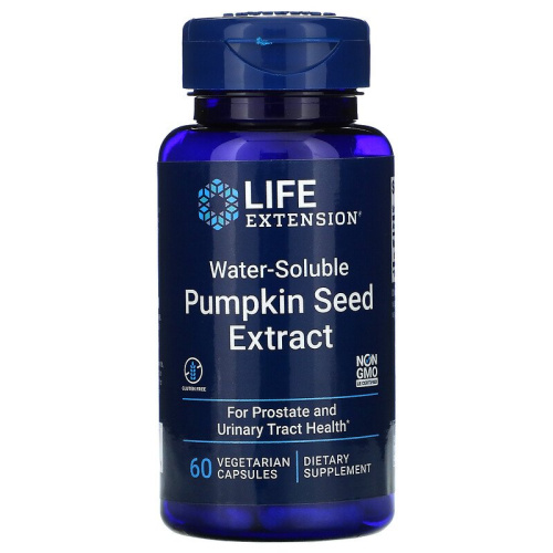 Water-Soluble Pumpkin Seed Extract (водорастворимый экстракт семян тыквы) 60 капсул (Life Extension)
