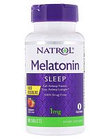 Melatonin 1 мг Fast Dissolve быстрорастворимые 90 табл (Natrol)