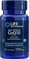 Super Ubiquinol CoQ10 with Enhanced Mitochondrial Support (Супер Убихинол CoQ10 с поддержкой митохондрий) 200 мг 30 капсул (Life Extension)