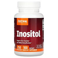 Inositol (инозитол) 750 мг 100 вегетарианских капсул (Jarrow Formulas)