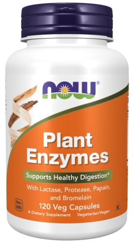 Plant Enzymes (Растительные ферменты) 120 вег капсул (NOW)