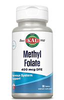 Methyl Folate (Метилфолат) 400 мкг 90 таблеток (KAL)