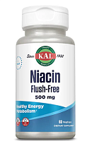 Niacin Flush-Free (Ниацин без покраснений) 500 мг 60 вег капсул (KAL)