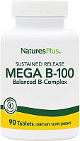 MEGA B-100 COMPLEX S/R 90 таблеток (NaturesPlus)