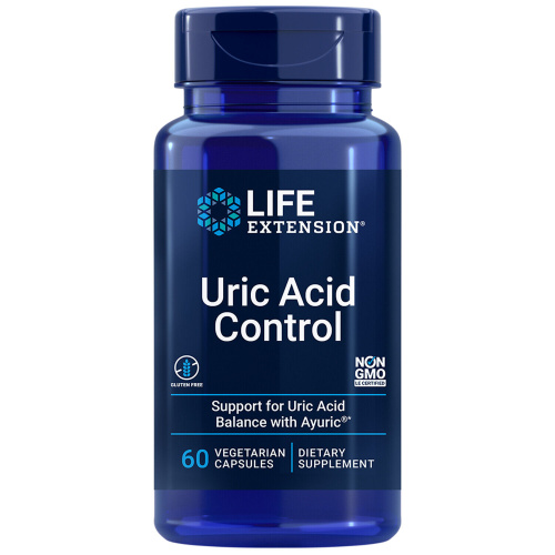 Uric Acid Control (контроль уровня мочевой кислоты) 60 капсул (Life Extension)