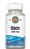 Niacin (ниацин) 250 мг 100 таблеток (KAL)