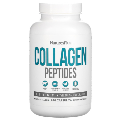 Collagen Peptides (пептиды коллагена) 240 капсул (NaturesPlus)