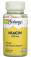 Niacin (Ниацин) 500 мг 100 капсул (Solaray)