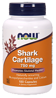 Shark Cartilage (Акулий Хрящ) 750 мг 100 капсул (NOW Foods)