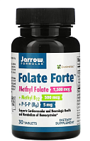 Folate Forte (метилфолат + метил B12 + P-5-P) 30 таблеток (Jarrow Formulas)