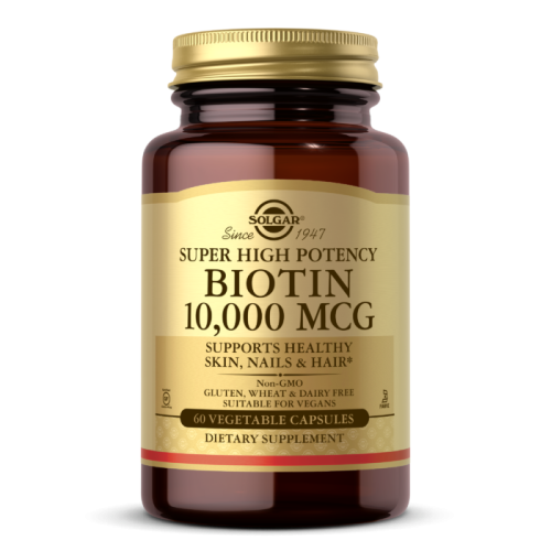 Biotin (Биотин) 10000 мкг 60 вег. капсул (Solgar)