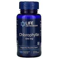 Chlorophyllin (Хлорофиллин) 100 мг 100 капсул (Life Extension)