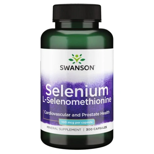 Selenium (селен L-селенометионин) 100 мкг 300 капсул (Swanson)